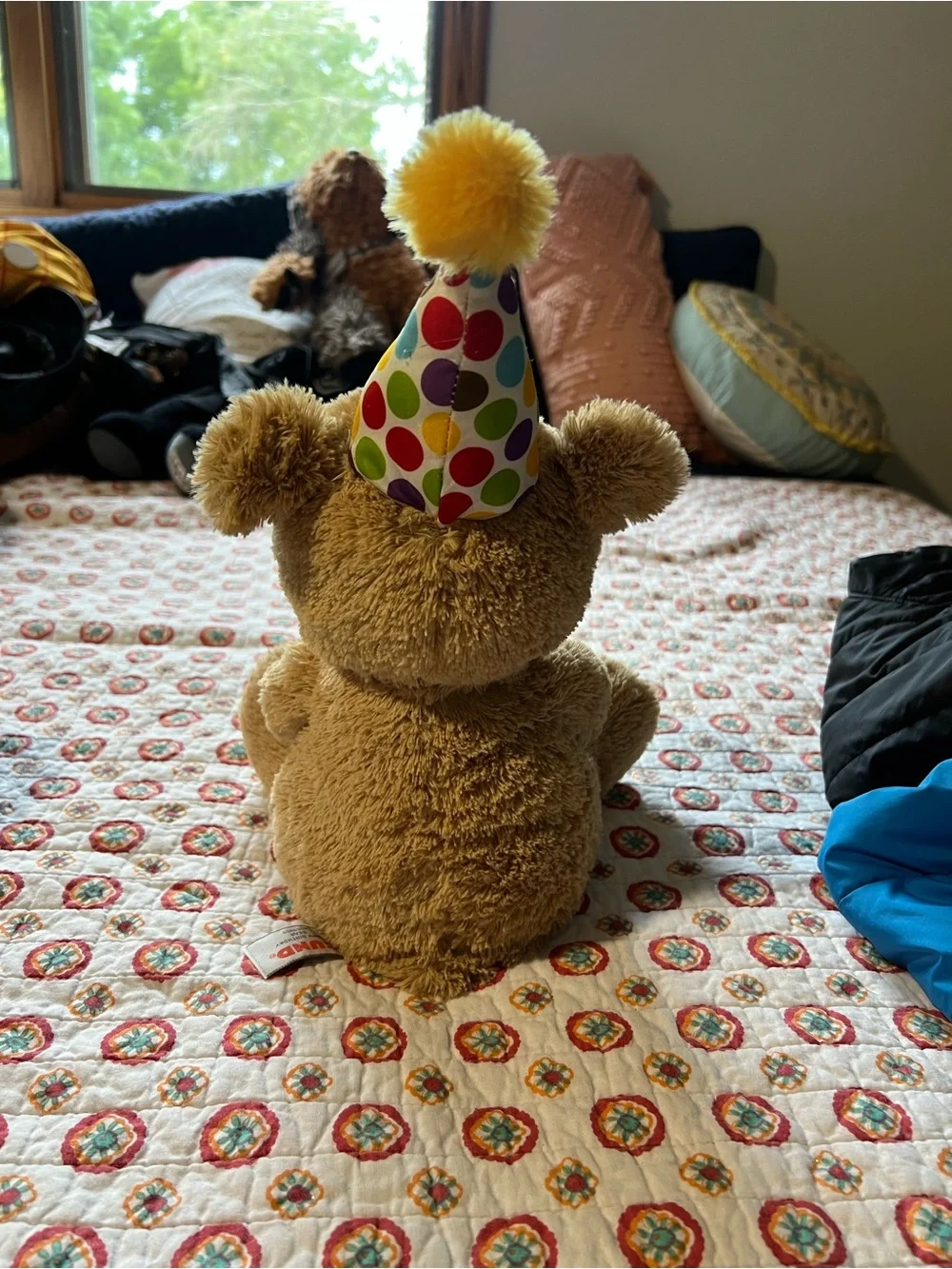 “Emma” Personalized Happy Birthday Gund Teddy Bear Lights Up